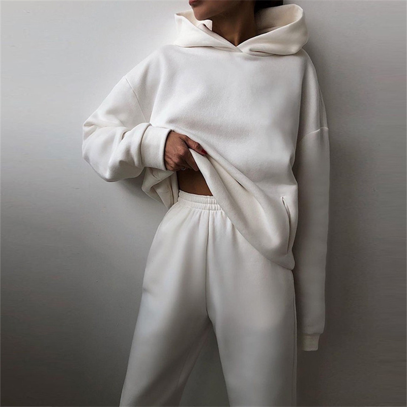 Conjunto de agasalho feminino  - Hoodie Women Oversized avaliação e preço
