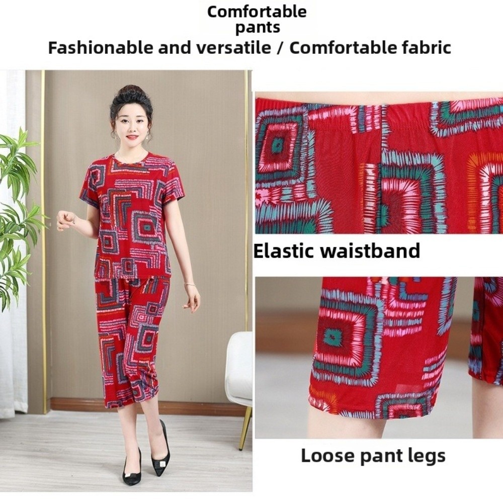 Conjunto de Camisetas Plus Siz - Women'S Fashion Pajamas avaliação e preço