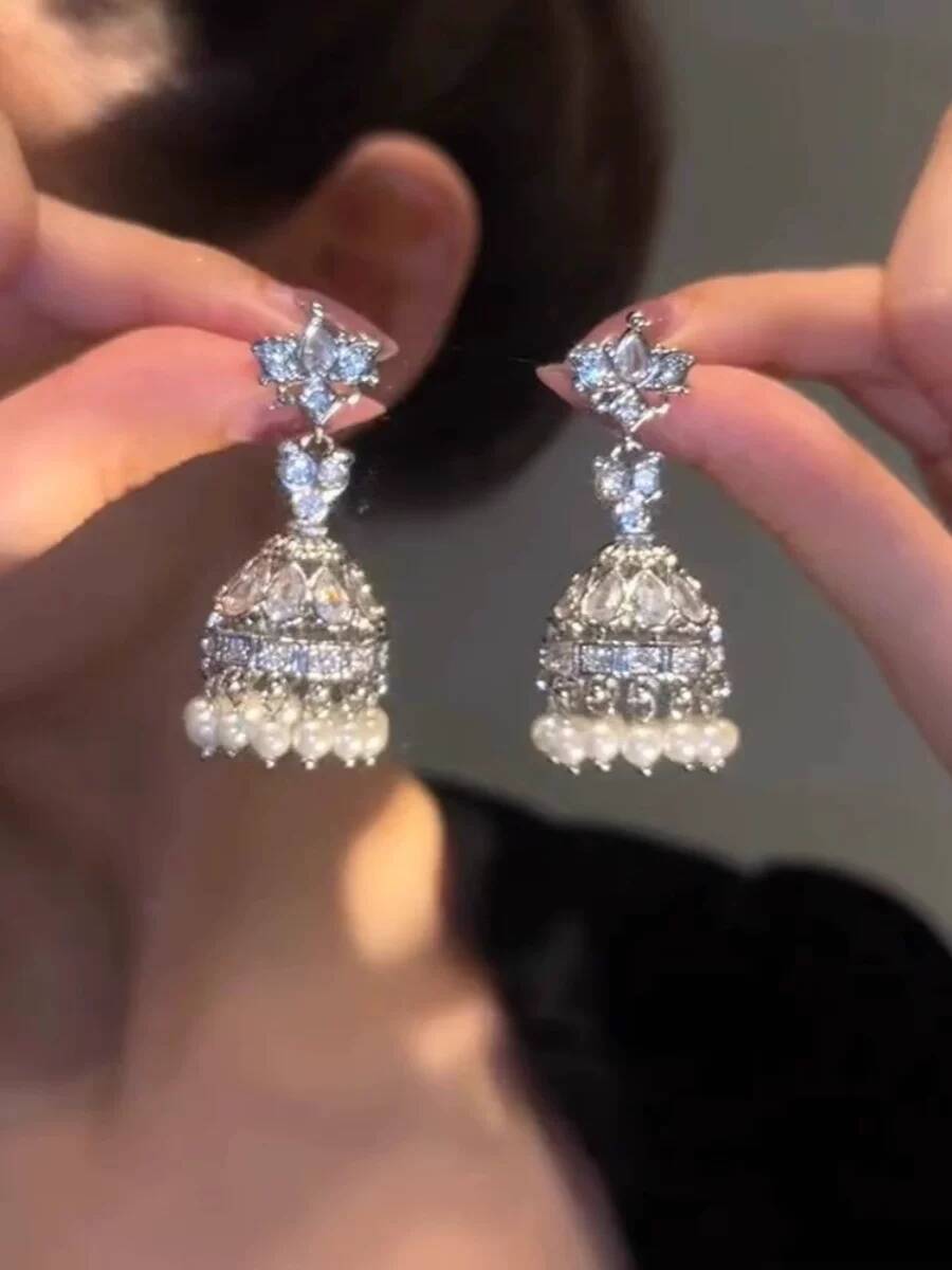 Brincos Indianos Luxuosos e Ch - Women'S Fashion Earrings avaliação e preço