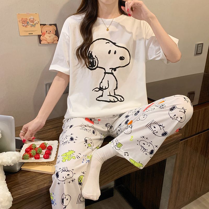 Conjunto de Pijama Snoopy 2026 - Women'S Fashion Pajamas avaliação e preço