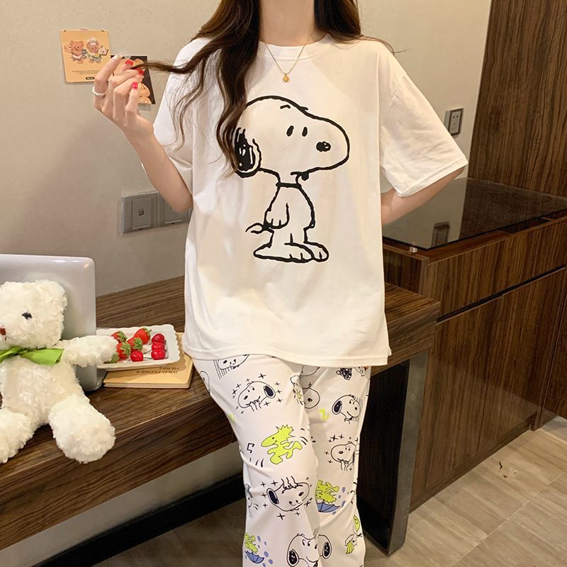 Conjunto de Pijama Snoopy 2026 - Women'S Fashion Pajamas avaliação e preço